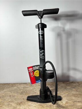 Bell AIR Glide 550 High Pressure Floor Pump 120 PSI 430 CFM